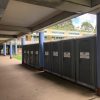 Series of portable toilets available for hire at schools in sydney