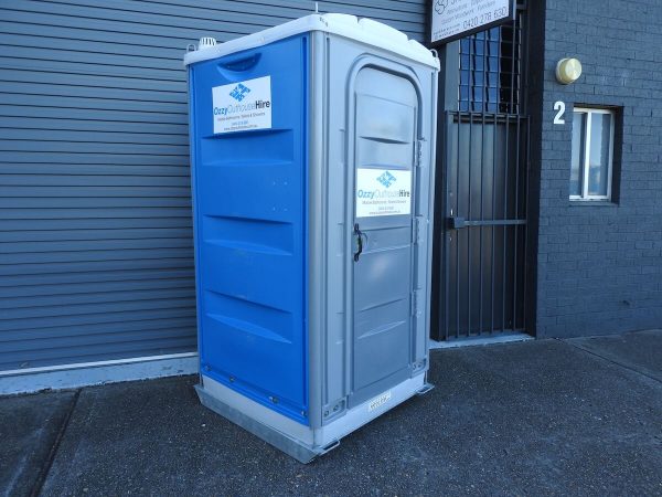 Side shot of portable chemical toilets rental in Sydney