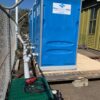 Portable luxury toilets for hire in Sydney connected to sewer