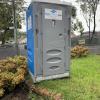 Portable chemical toilet rental in Sydney garden